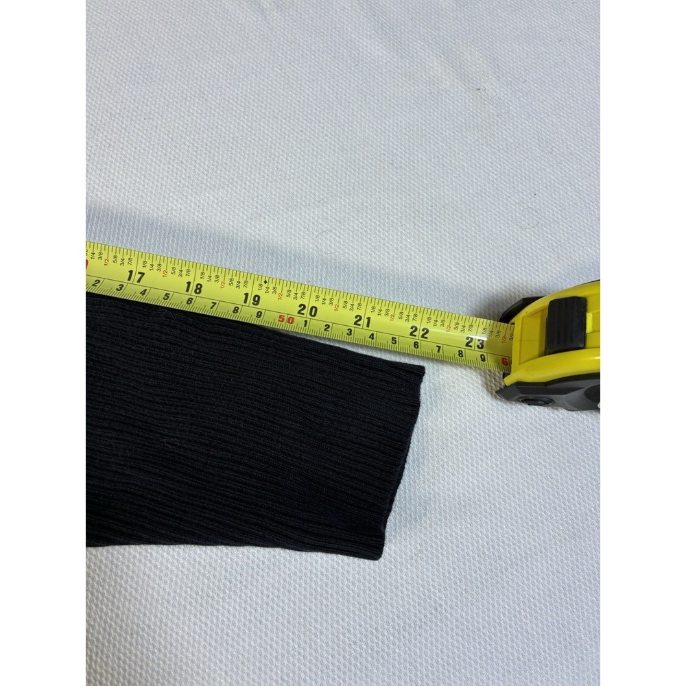 Lauren Ralph Lauren‎ Ribbed Turtleneck Sweater Black Missing Size Tag Med/Large - Picture 5 of 5